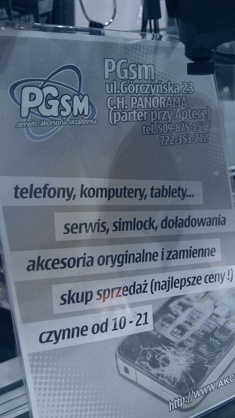 PGSM - Serwis, Sprzedaż i Akcesoria do telefonów komórkowych Gorzów Wlkp. 